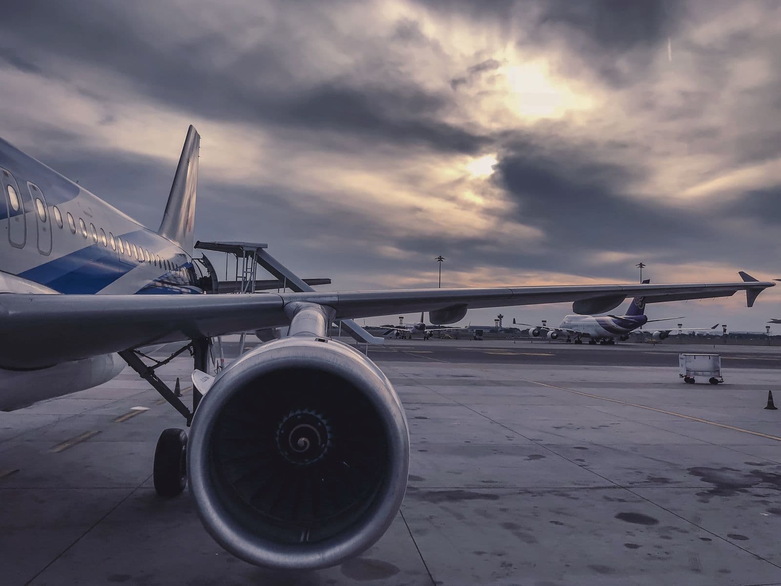 Premium airport terminal — global visa and travel journeys